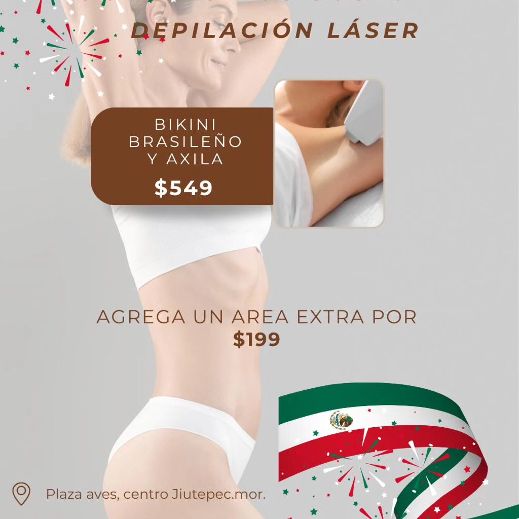 Promo depilación láser 2x1